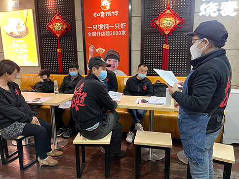 無錫江陰區區域紅燒牛肉面，重慶小面，豌雜面新品培訓并考核通過