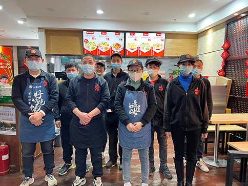 無錫江陰區區域紅燒牛肉面，重慶小面，豌雜面新品培訓并考核通過