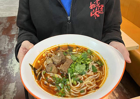 無錫江陰區區域紅燒牛肉面，重慶小面，豌雜面新品培訓并考核通過