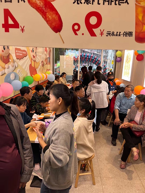 熱烈祝賀如意餛飩湖北咸寧崇陽(yáng)凱鴻店盛大開業(yè)！