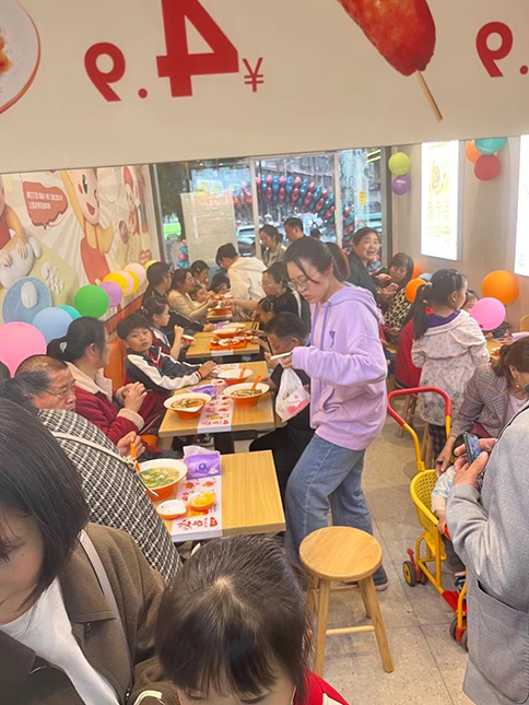 熱烈祝賀如意餛飩湖北咸寧崇陽(yáng)凱鴻店盛大開業(yè)！